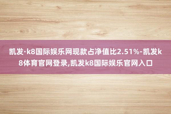 凯发·k8国际娱乐网现款占净值比2.51%-凯发k8体育官网登录,凯发k8国际娱乐官网入口