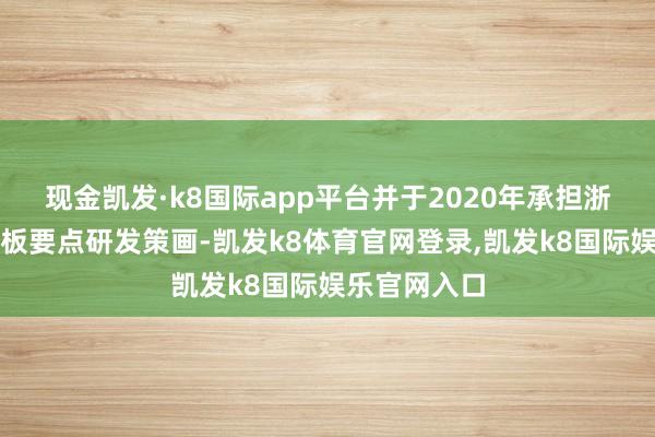 现金凯发·k8国际app平台并于2020年承担浙江省固态电板要点研发策画-凯发k8体育官网登录,凯发k8国际娱乐官网入口