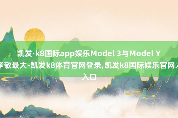 凯发·k8国际app娱乐Model 3与Model Y的孝敬最大-凯发k8体育官网登录,凯发k8国际娱乐官网入口